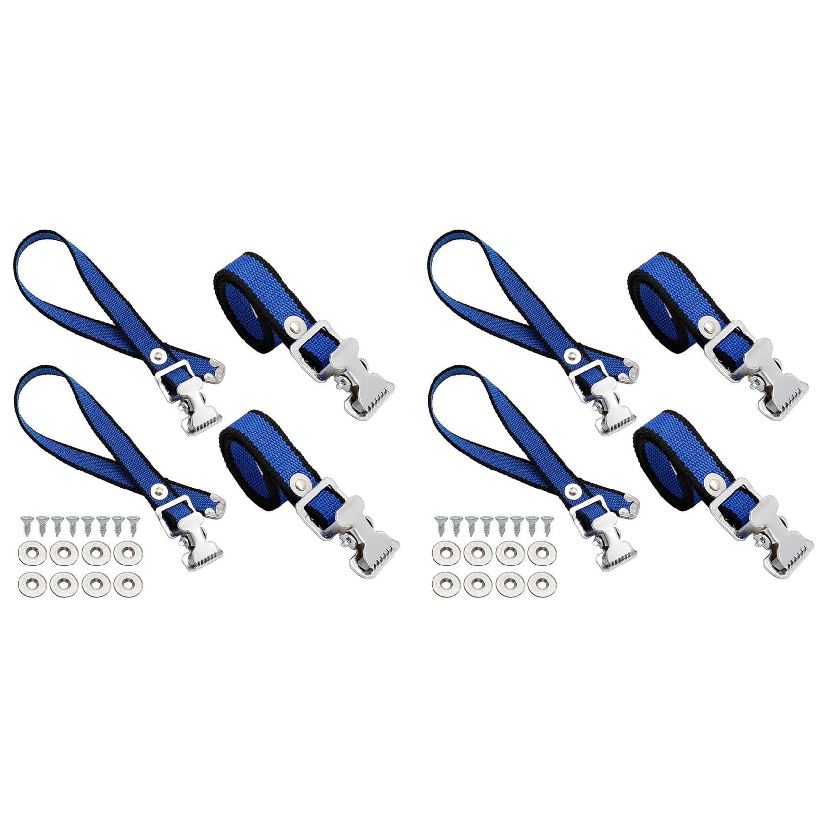 Xnuiasqe 8PCS Drywall Stilts Straps, Adjustable Drywall Foot Band Straps Kit,Replacement Part for Stilts
