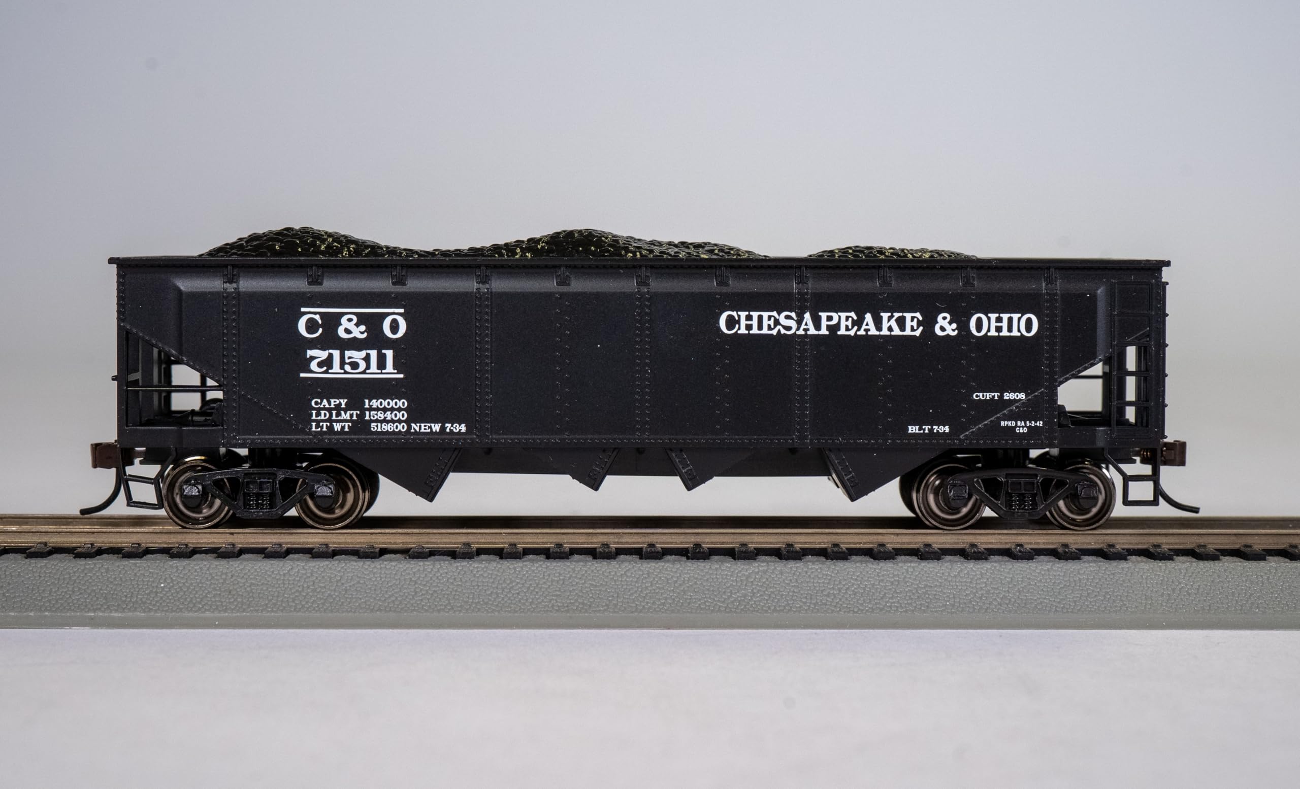 Bachmann Industries 40' Quad Hopper & O #71511 (HO Scale)