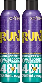 Kit com 2 Desodorantes Antitranspirantes - Soffie RUN