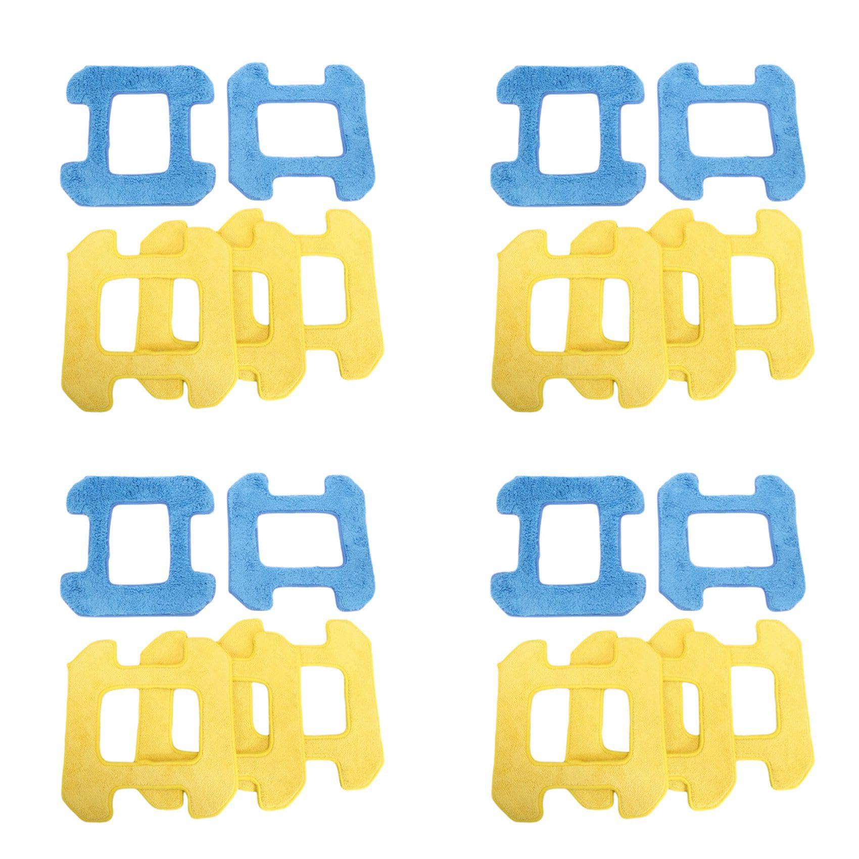 Hndhbfgrt 12Pc Wet Cleaning + 8Pc Dry Rubbing Mop Pads for 268 Window Cleaning Robot