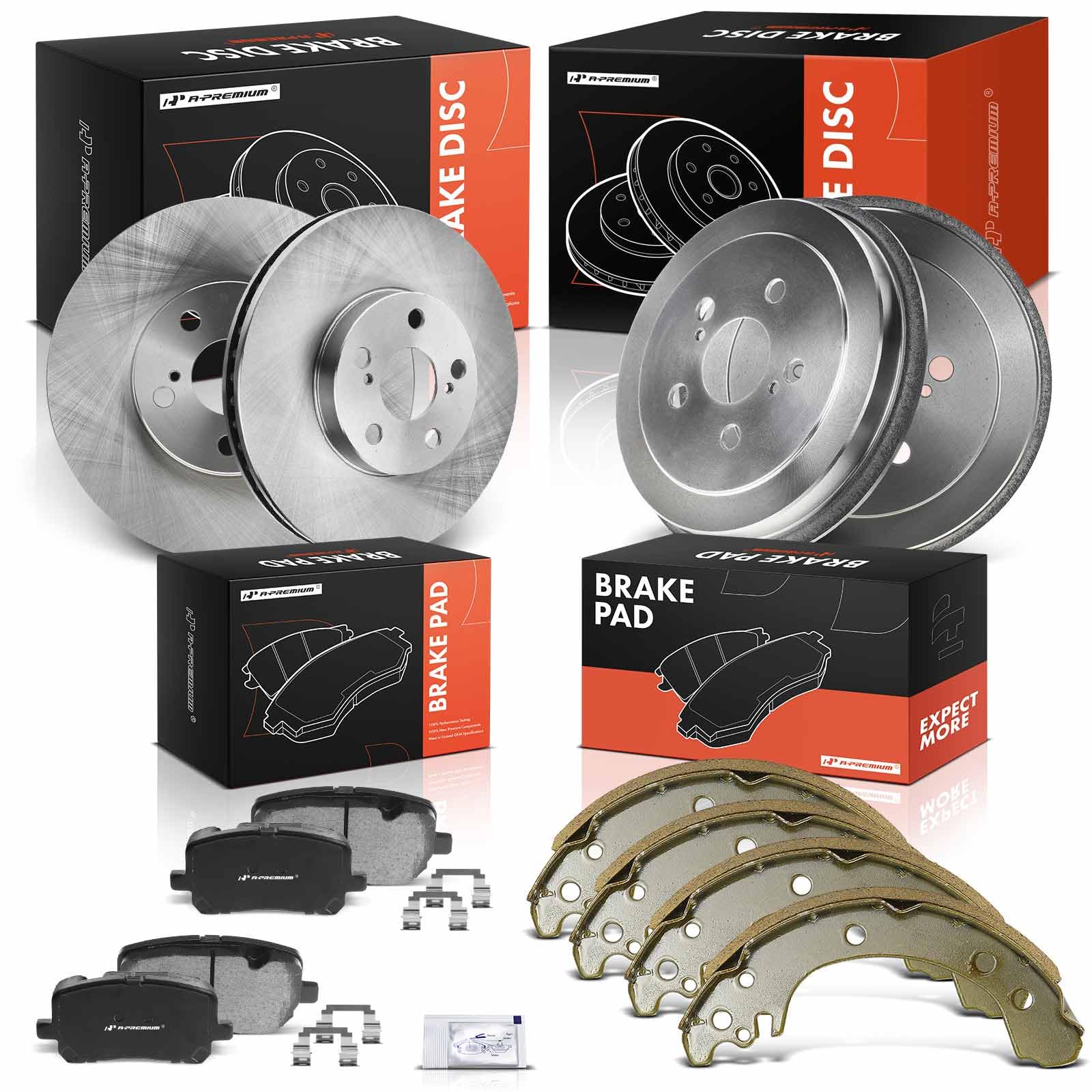 Photo 1 of A-Premium Brake Rotors and Ceramic Pads Kit