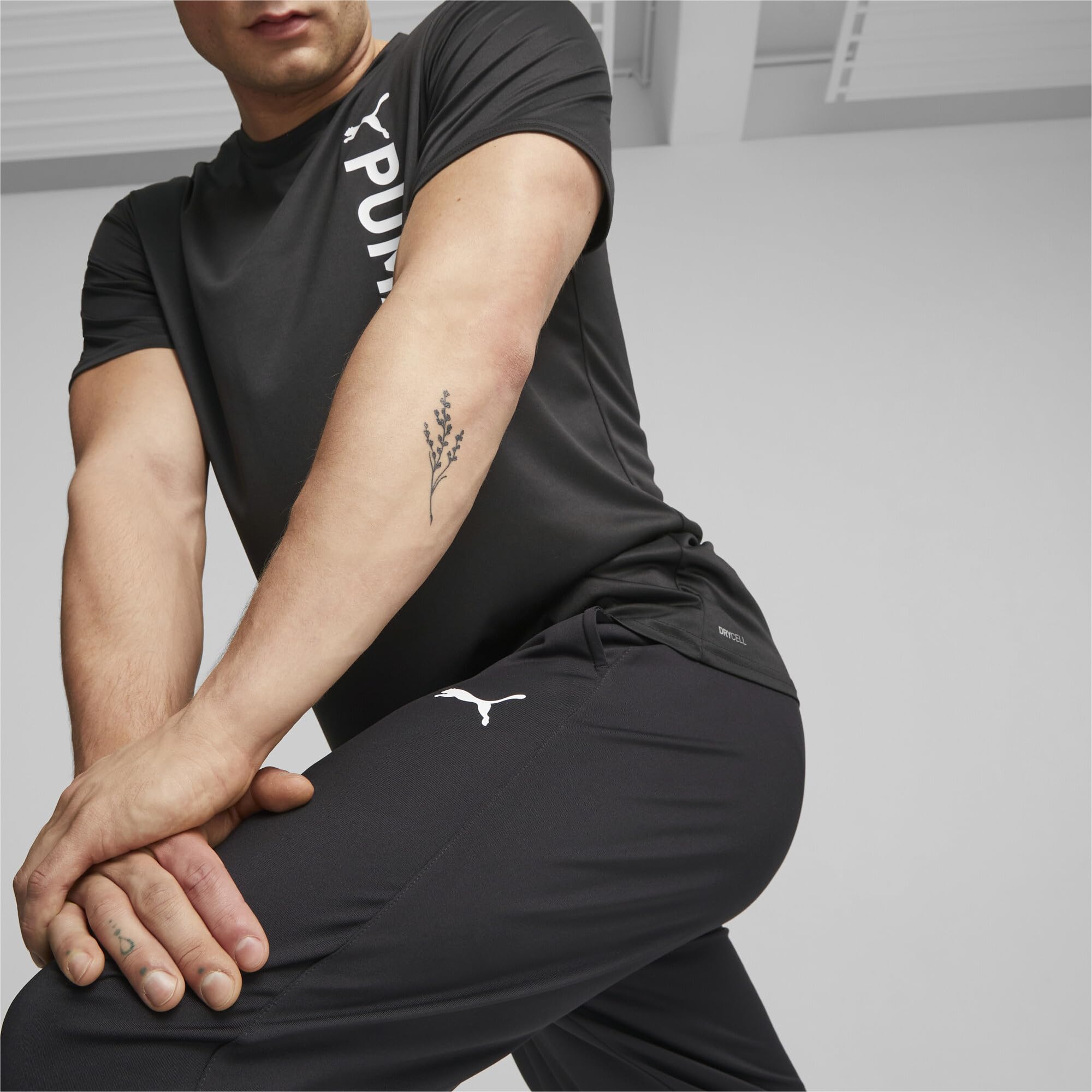 Puma Puma Fit Taped Polyspan Jogger - Pantalones de Punto Hombre