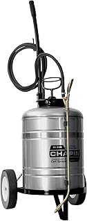 Chapin 6300 Industrial 6-Gallon Stainless Steel Cart Sprayer for Fertilizer, Herbicides and Pesticides, 6-Gallon (1 Spraye...