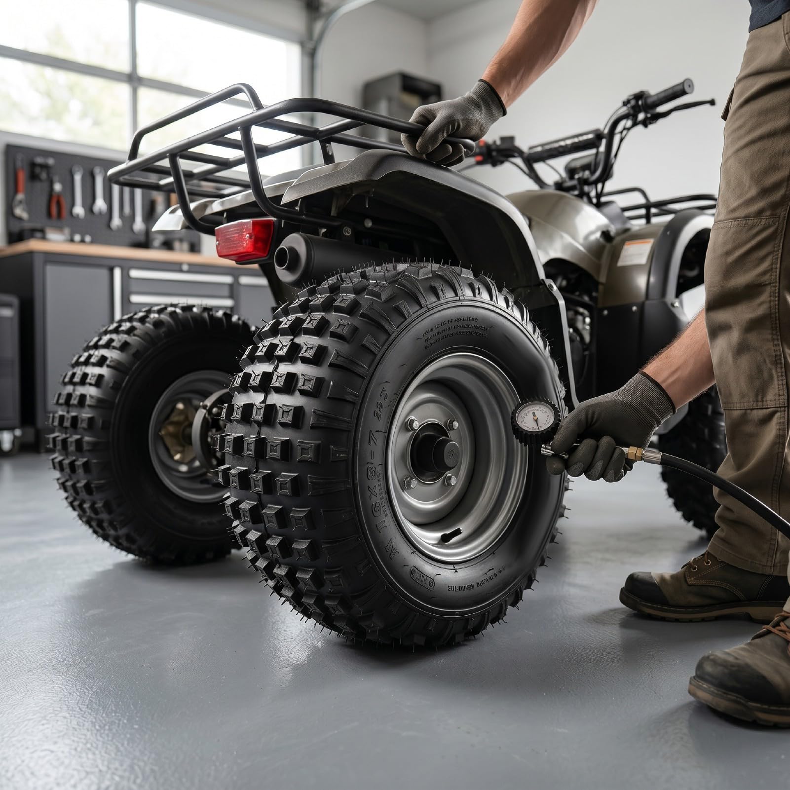 aqxreight Opona 16x8-7 4PR Tubeless Heavy Duty do Quada ATV UTV Off Road