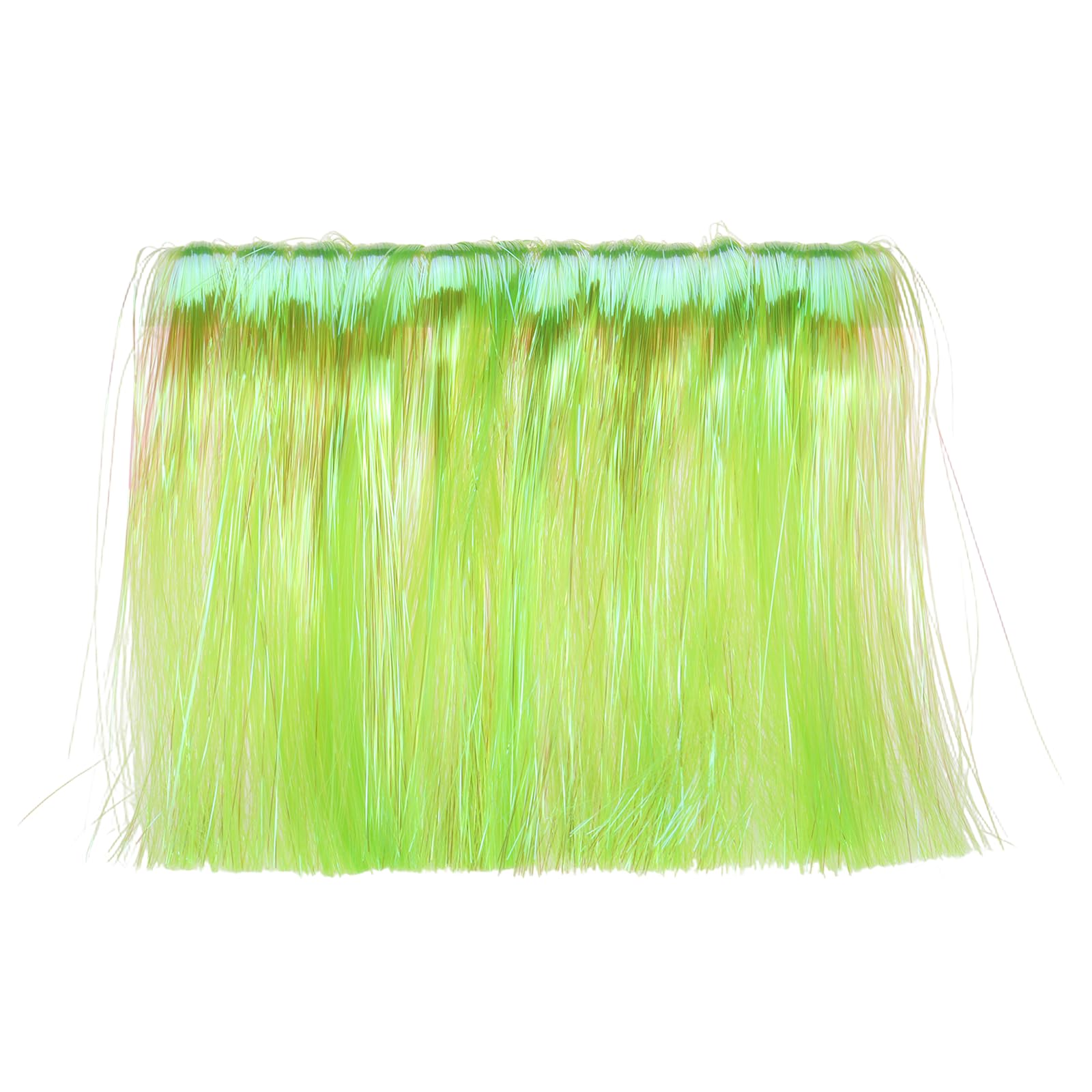 YELARXI Fly Tying Materials, Crystal Flash Line Fly Tying Material Holographic Flash Sparkle Dry Streamer Tube String 20 Pcs & 12" & Yellow Green for (Fishing Jig/Streamer Lure Making) โ image 1