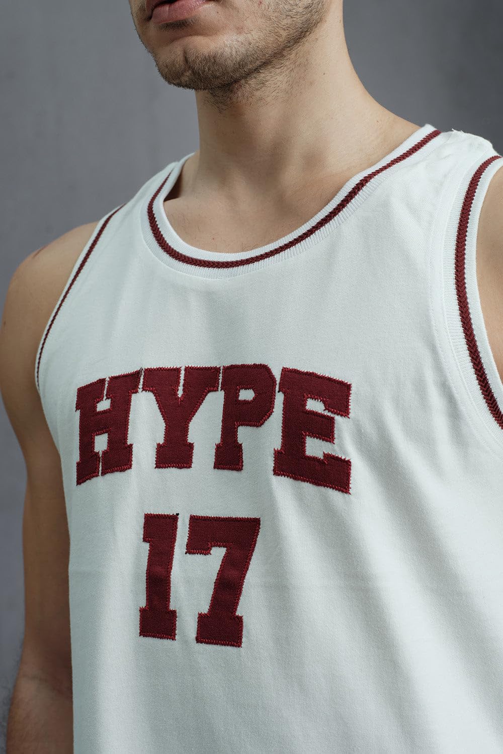 BONKERS Hype 17 White Tank S 3