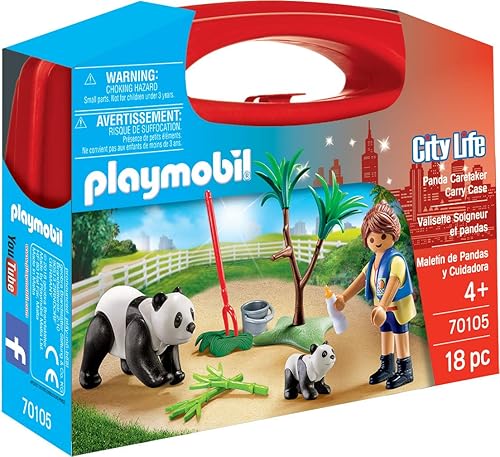 Playmobil Estuche de transporte Panda Caretaker