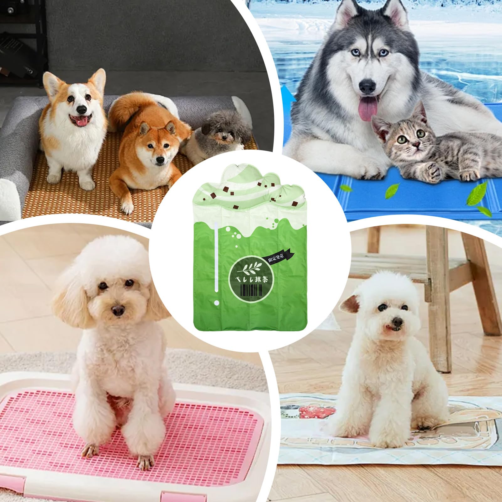 Tapis Rafraîchissant Pour Chien Tapis de Gel Frais pour Chiens et Chiots