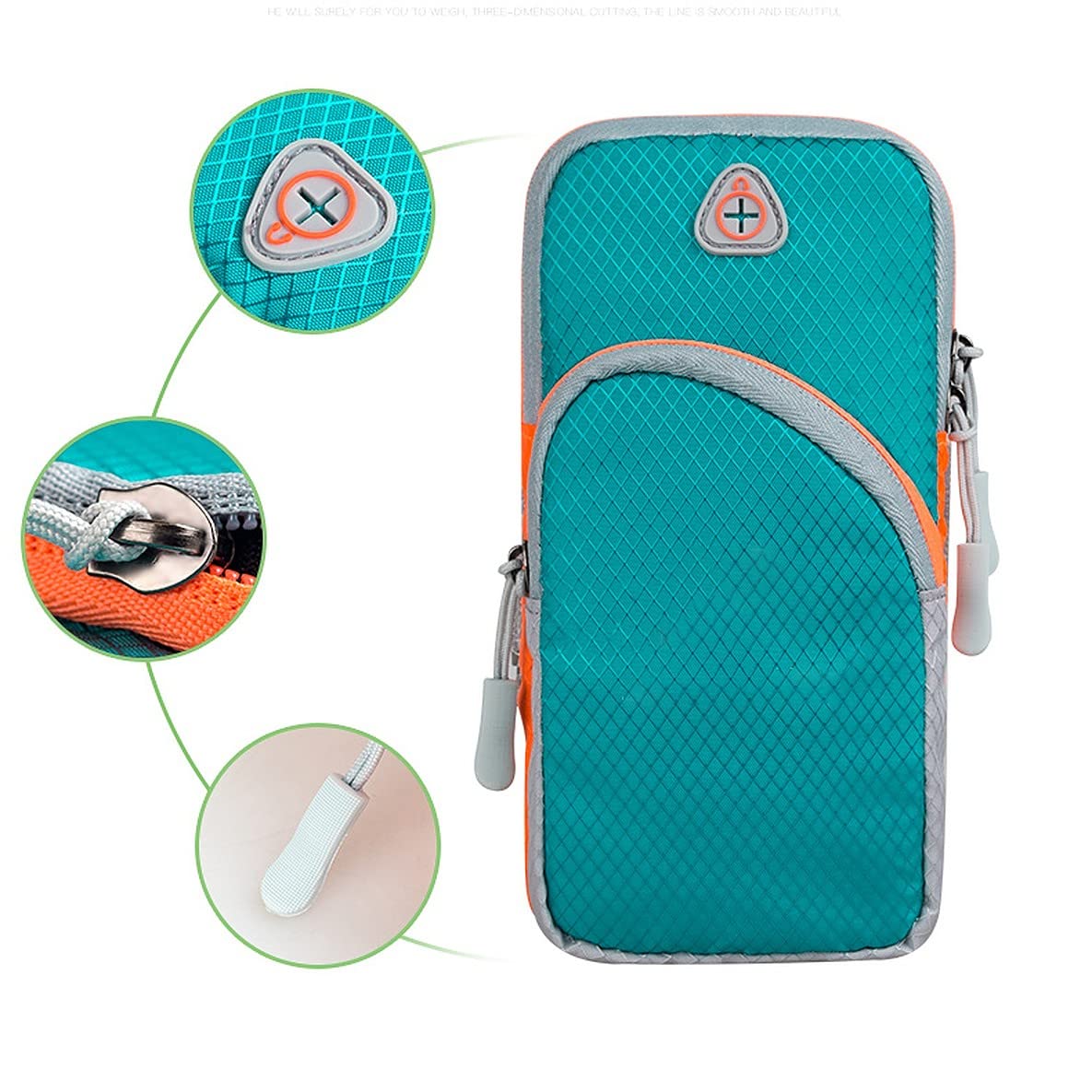 Wolpin Sports Armband Unisex Outdoor Running Jogging Gym Arm Bag