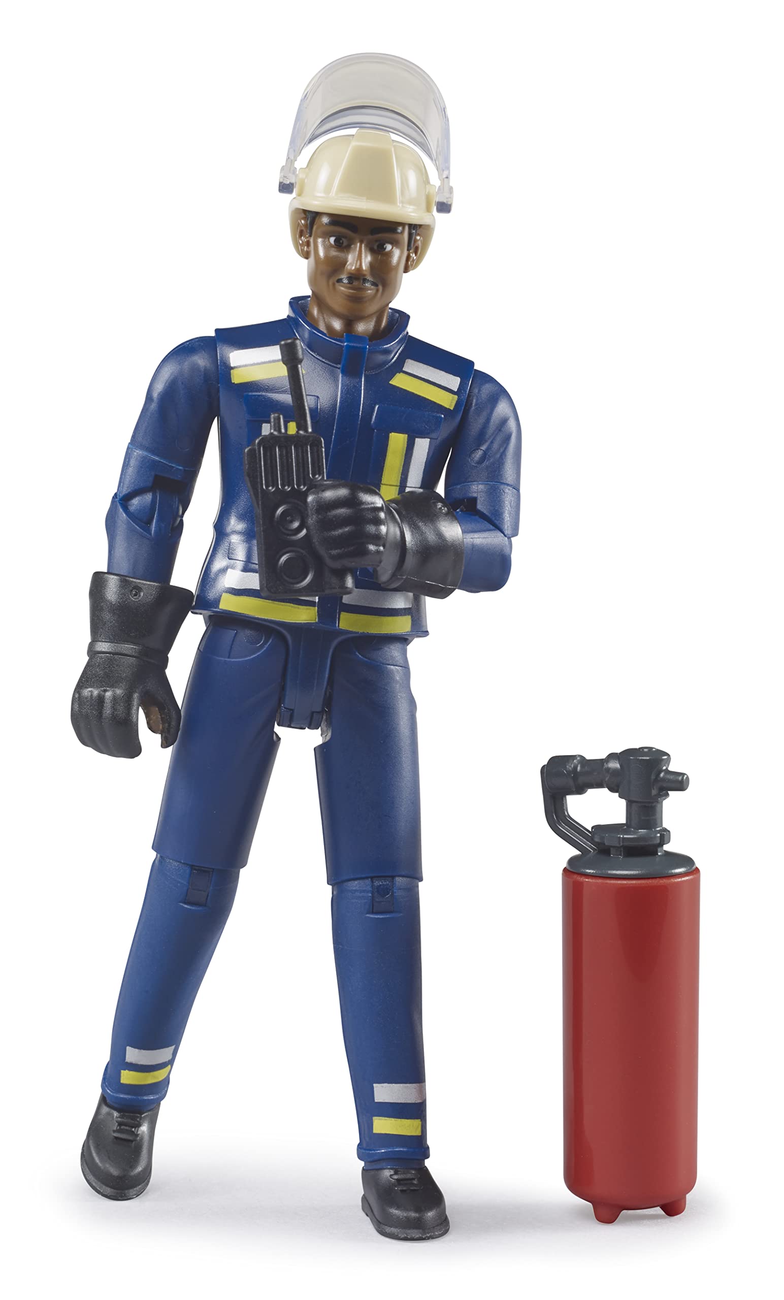 Amazon.com: Bruder bworld 60101 Fireman Medium Skin with