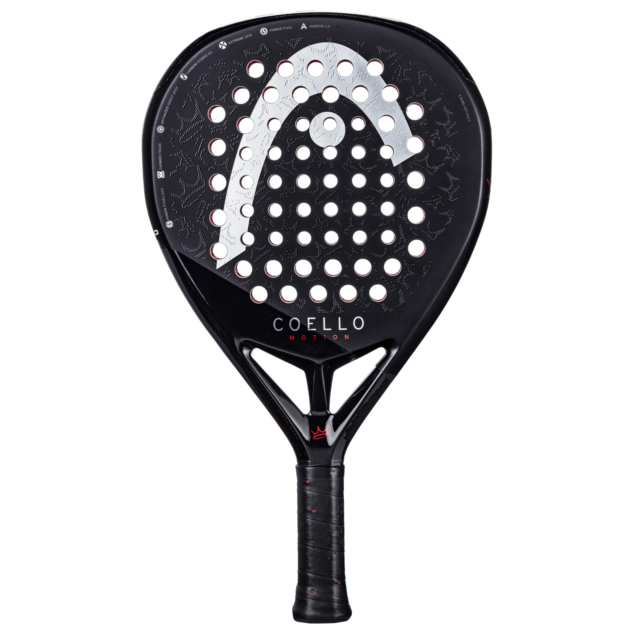 HEAD Coello Padel Racket Paddle Series (Motion, Pro, Team) Coello Motion (225025)