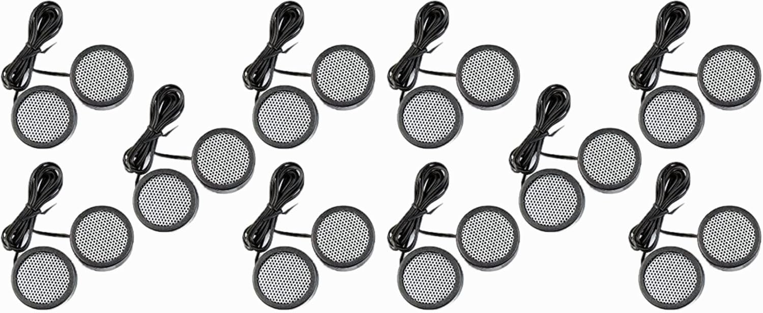 Audiopipe 10 PACK DEAL 500w High Frequency Car Truck Boat Stereo Tweeters Built-in Crossover