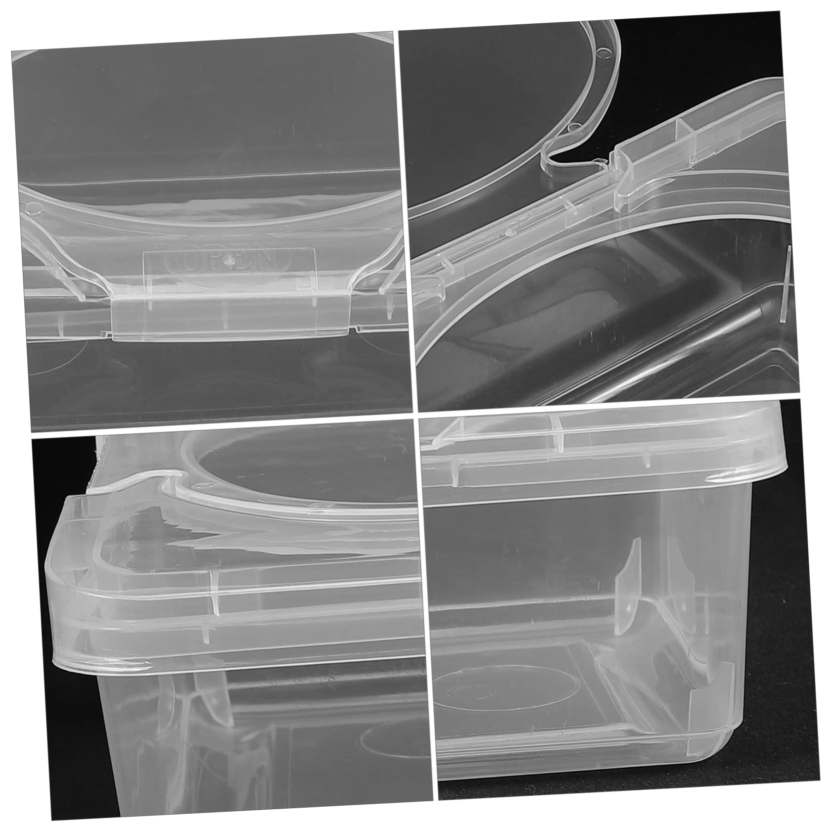 Dispensador De Toallitas Para Ñiño Transparente Pp, Caja Portátil Reutilizable Con Tapa Anti-polvo, Almacenamiento Compacto Para Uso Casa y Viaje, Pack De 2 Unidades