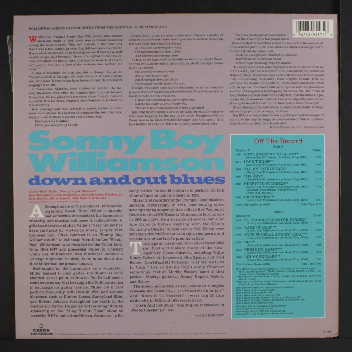 Down & Out Blues