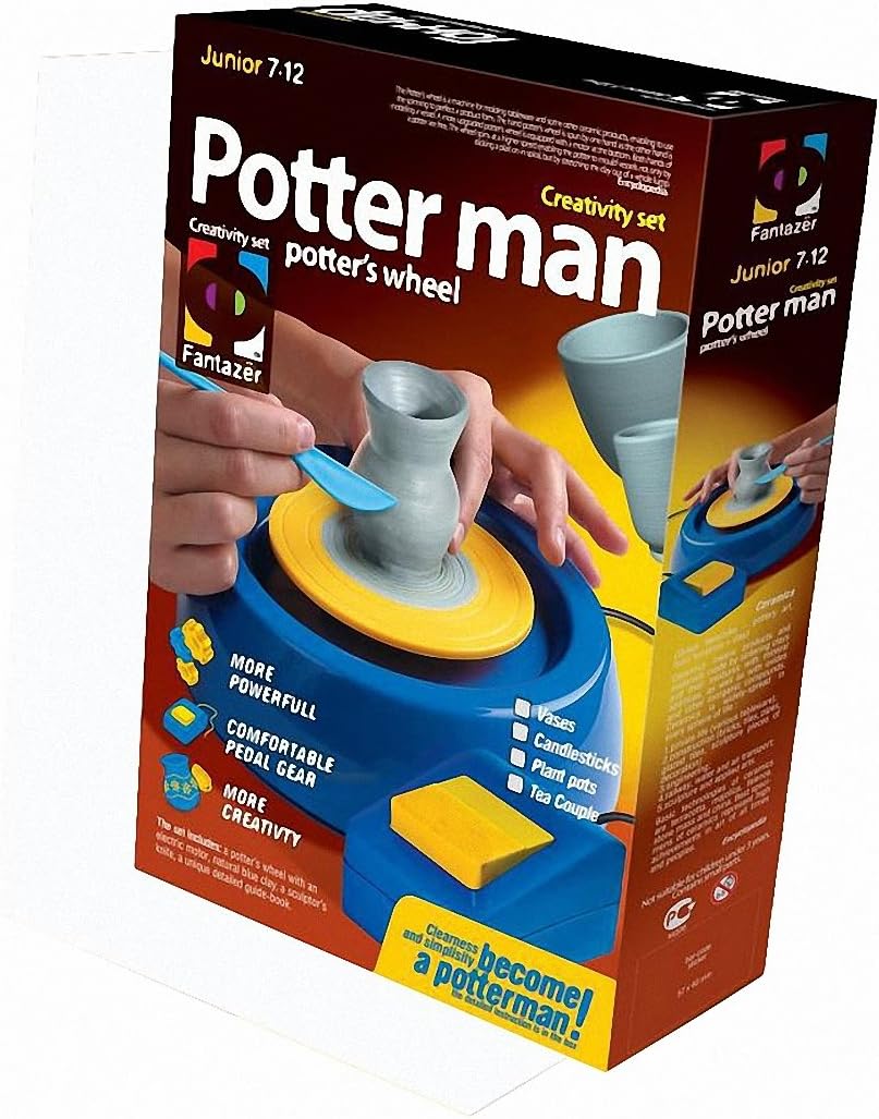 Fantazer ELF217002 Potter Man The Set Candlestick, Multi Colour, One Size