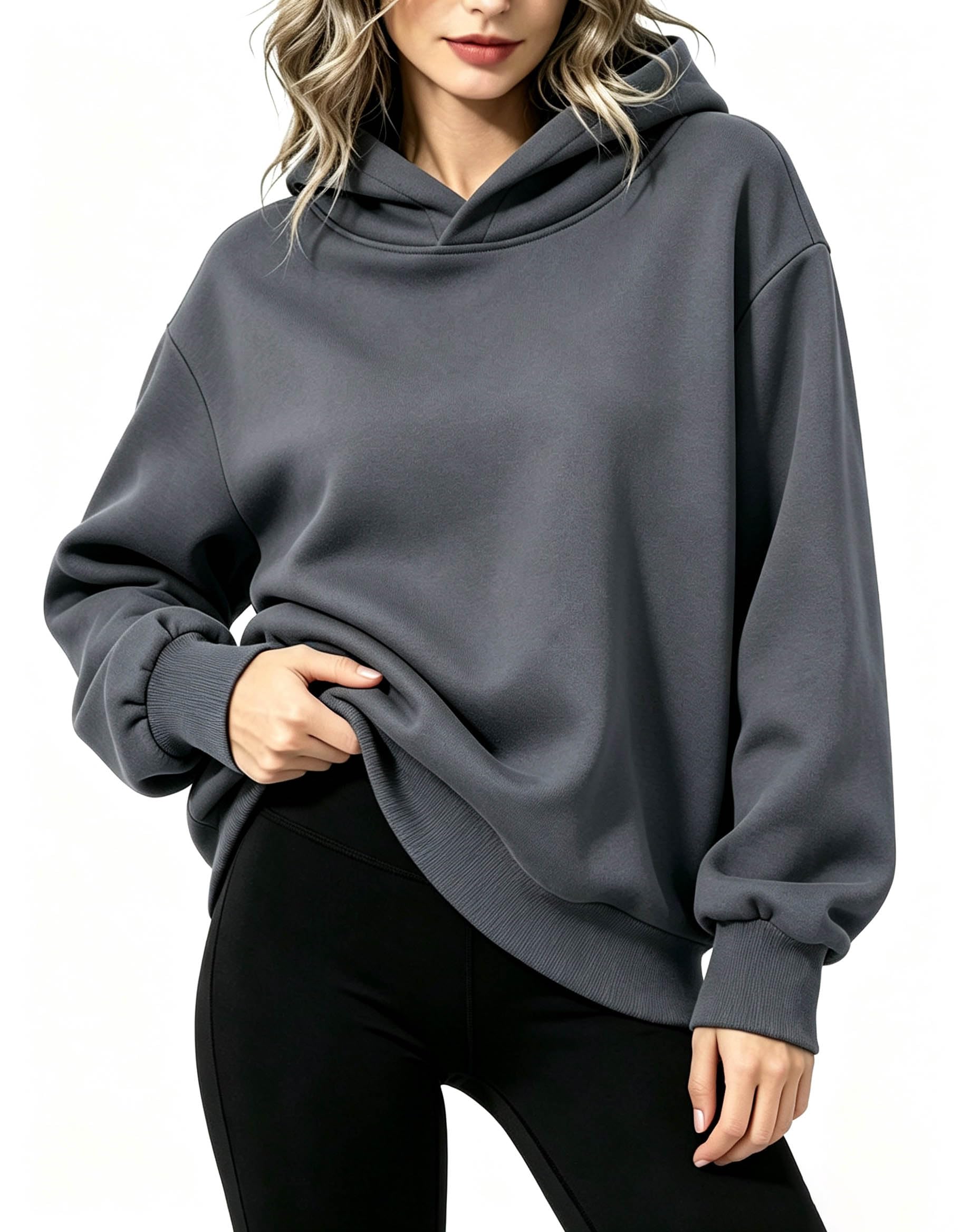 NEYOUQE Damen Oversized Hoodies Sweatshirts Langarm Einfarbig Pullover Winter | Winter, Pullover, Langarm