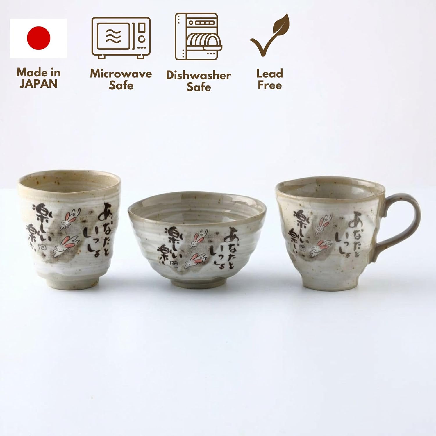 Cat Mug Set of 2, Japanese Handmade Ceramic Coffee Mug, Japanese Tea Cups, 8.8 oz