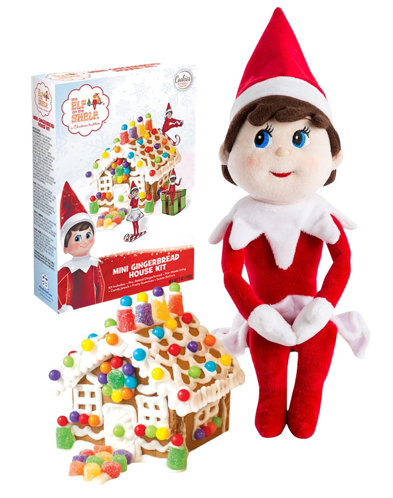 Buy The Elf on the Shelf Plush Girl Doll and Mini Gingerbread House Kit