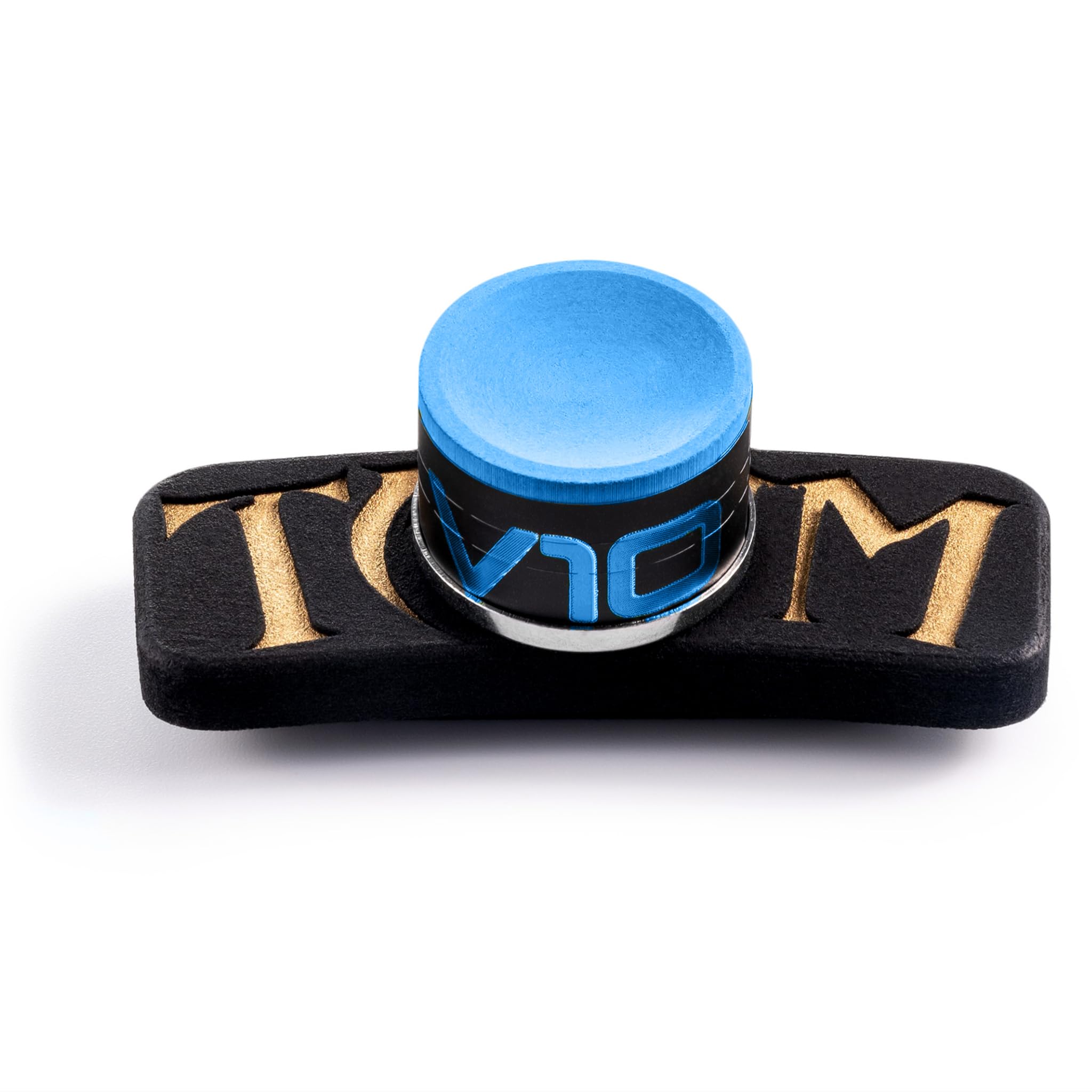 TAOM Magnetite Combo Billardkreidehalter V10 Billard Pool Queue Premium Kreide blau in Markenbox