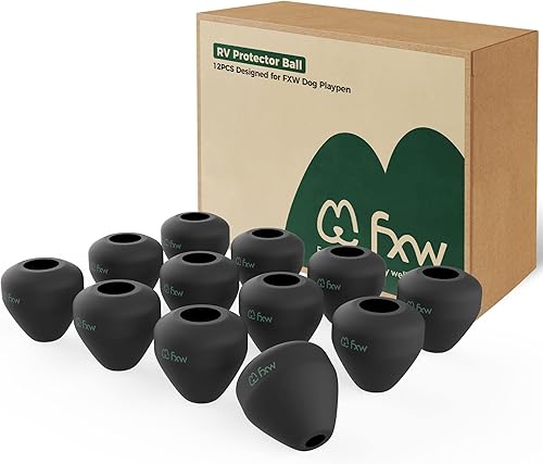 Miniatura 8 de FXW Bolsa de almacenamiento para corralitos para perros de 32 pulgadas con 12 bolas protectoras de RV, diseñada para viajes en autocaravana