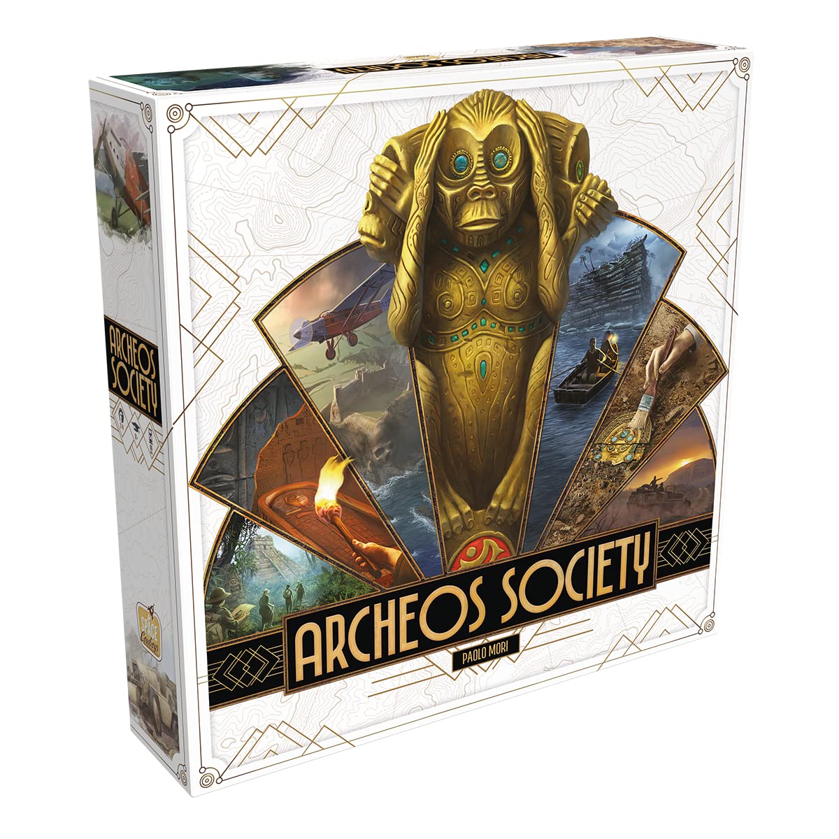 Space Cowboys, Archeos Society, gioco di intenditori, 2-6 giocatori, dai 12+ anni in su, 60 minuti, tedesco