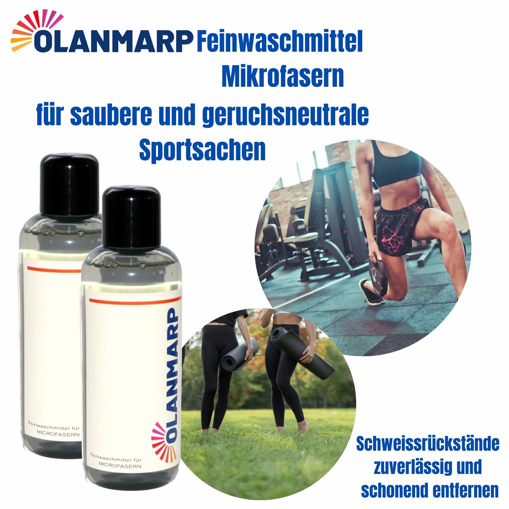 Feinwaschmittel Konzentrat Mikrofaser (480 ml) | Flüssigwaschmittel für Handwäsche & Maschinenwäsche – Sportbekleidung, Dessous, Mikrofaser
