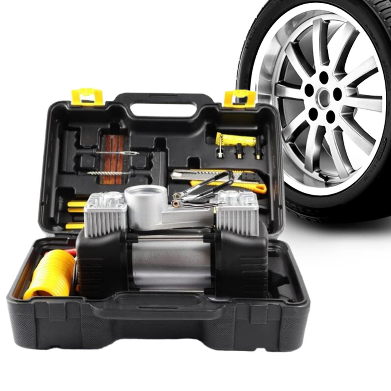 Werkzeugbox für Luftkompressor, Aufbewahrungsbox für Luftpumpe, 12 V