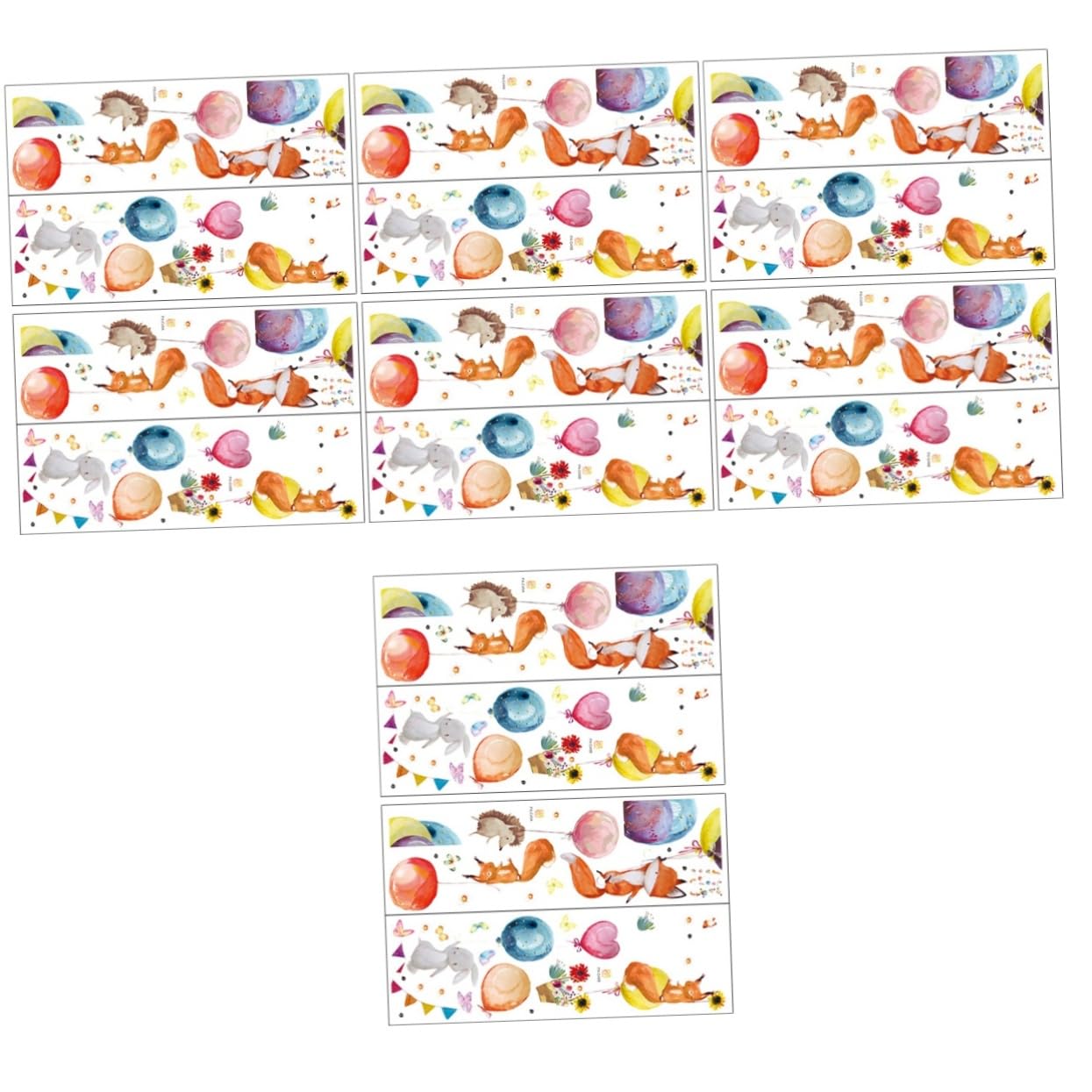 Lurrose 8 Set Di Adesivi Murali Per Camera Da Letto Adesivi Murali Per Cameretta Dei Adesivi Carini Adesivi Decorativi Estetici Per Pareti Per Per