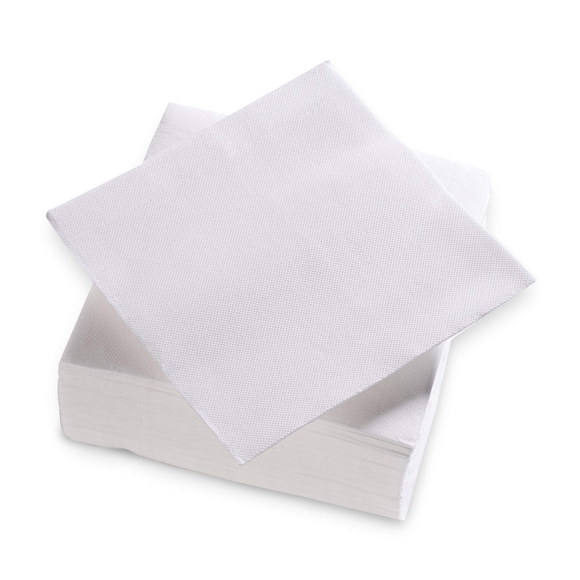 SURLYS Tischservietten Eco-Weiß – 12 Packungen à 200 Stück, 30x30 Cm, 1-lagig Aus Zellstoff