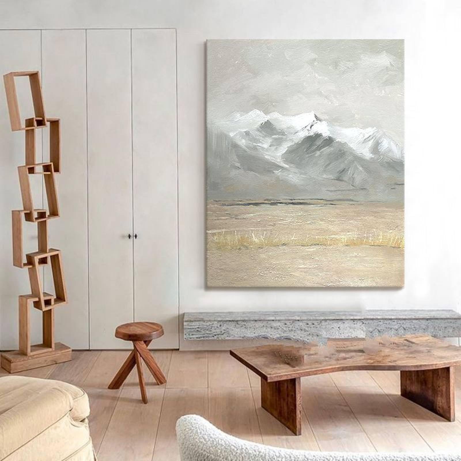 Art mural sur toile peinture à l'huile décoration murale grand format