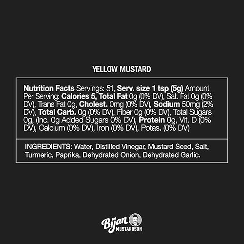 Miniatura 2 de Bijan Mustardson Paquete de 3 mostaza gourmet  Mostaza Dijon, Amarillo y Miel  Sabores suaves, picantes y dulces  Perfecto para sumergir,