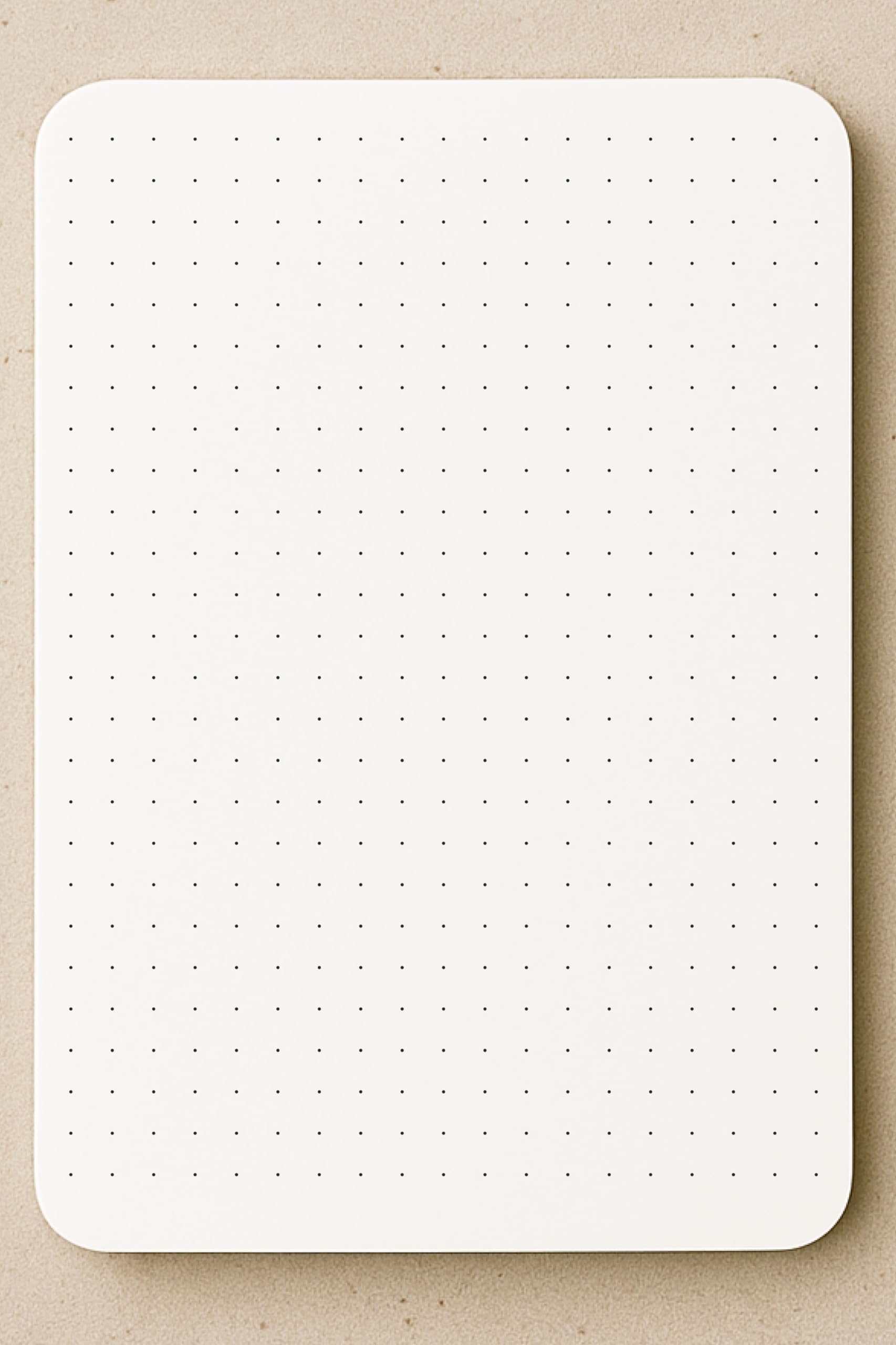 CLEVER SIGNS Notatnik A6 w kropki – 4-pak (10,4 cm x 14,7 cm) małe podkładki na biurko w kropki – papier premium z kartonowym podparciem pleców – idealny do robienia notatek, planowania, szkicowania i
