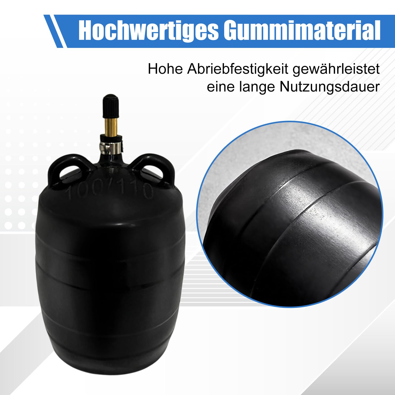 aufblasbarer Rohrstopfen, Gummi-Absperrstopfen, manueller Sanitär-Prüfball, aufblasbarer Gummi-Rohrstopfen, manueller Rohrdruckprüfstopfen für Installateure, Toiletten, Abwasserrohre