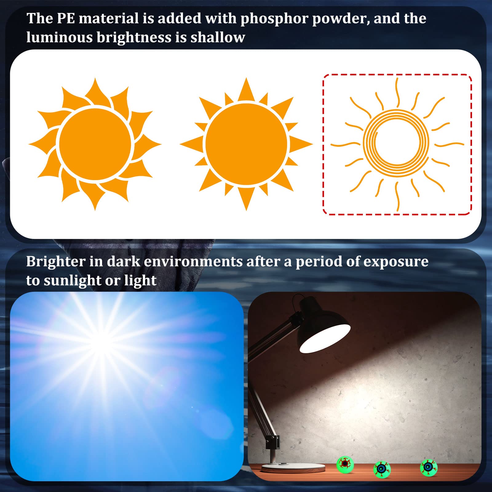 AMONENZ Boules Oculaires De Sang Effrayantes, 10 Pièces Deco