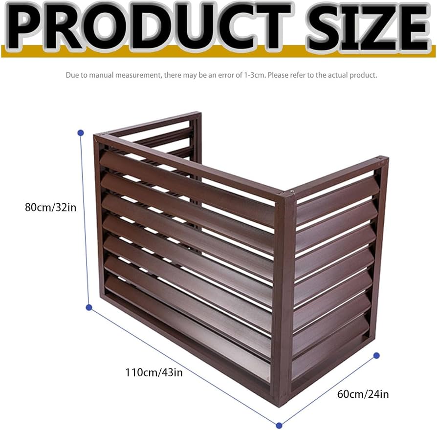 Amazon.co.jp: エアコン室外機カバー アルミ日除よけ室外 機 カバー