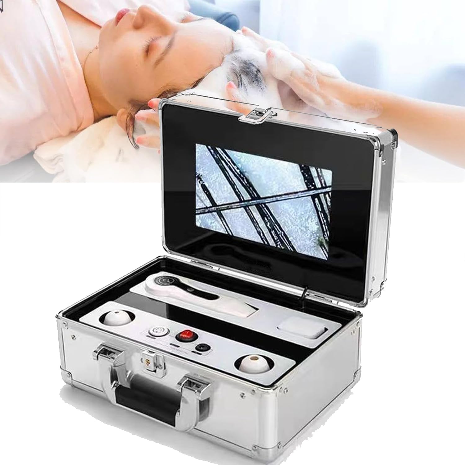 Skin Diagnosis Hair Analyzer, Digital Scalp Hair Follicle...