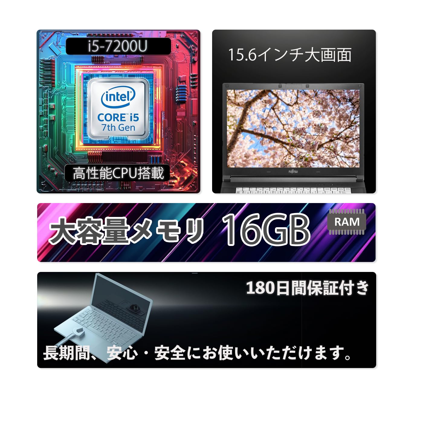 Amazon.co.jp: ノートパソコン 富士通 LIFEBOOK A577 インテル Core i5