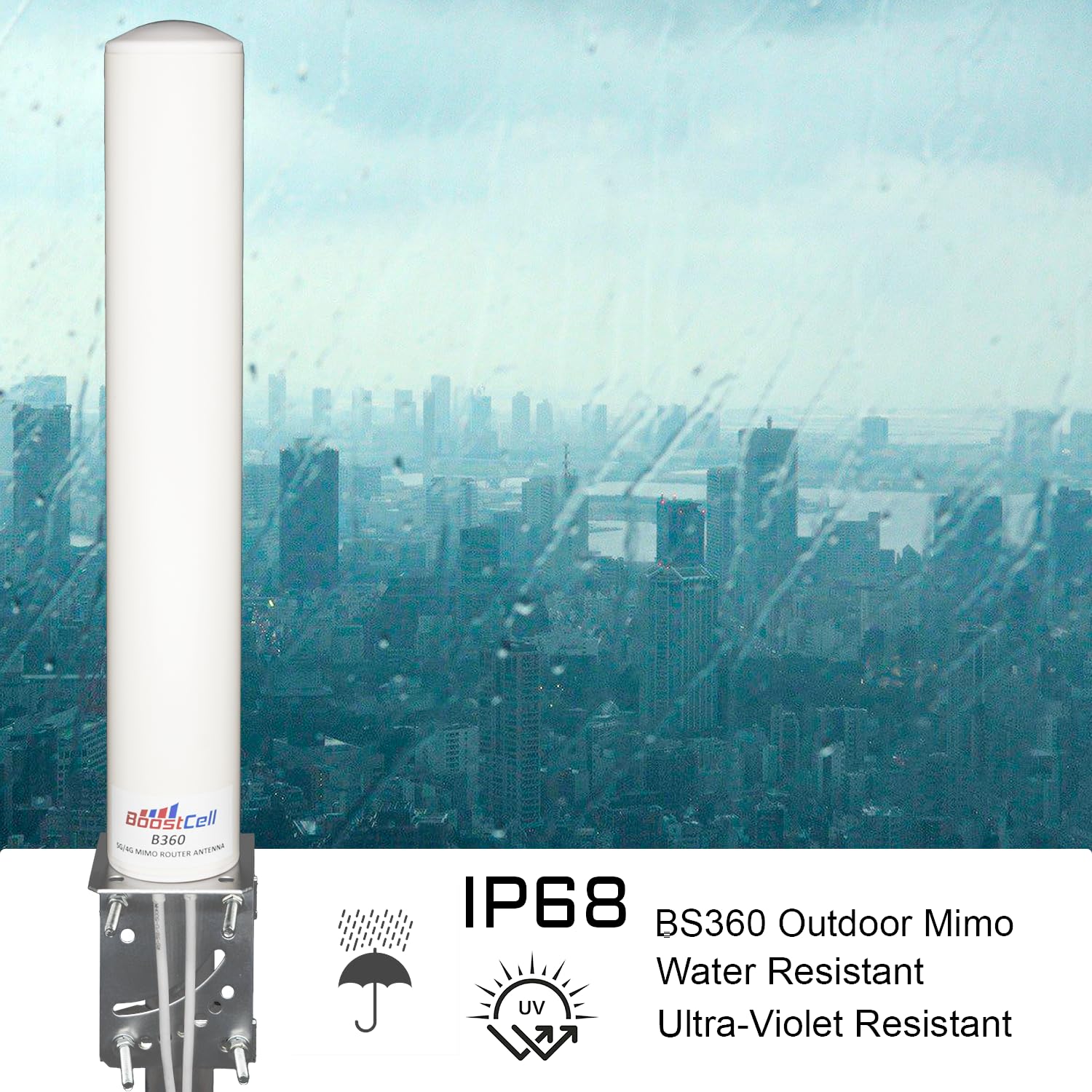 Antena Omnidireccional Router 5G/4G 690-3500 MHz (10 M Cable)