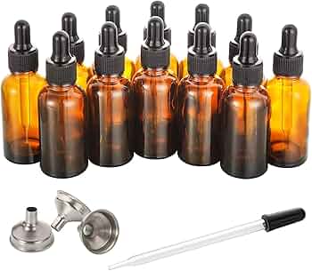 Amazon.co.jp: NEYORIKA アロマオイル瓶 遮光瓶 アロマ瓶 精油瓶