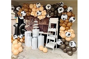 150 Piece Cow Balloon Arch Garland Kit - Rustic Western Theme Cowgirl...