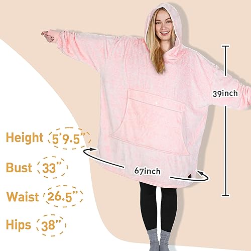Miniatura 5 de Catalonia Sudadera con capucha de gran tamaño, sudadera de forro polar con bolsillo frontal grande, para adultos, hombres y mujeres