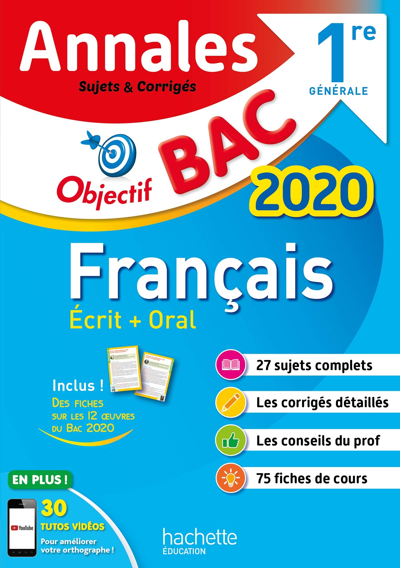 Sujet Commentaire De Texte Bac Français 2020 Objectif BAC - Annales 2020 Français 1ère générale Ecrit + Oral : de Lisle,  Isabelle, Beauthier, Sylvie: Amazon.fr: Livres