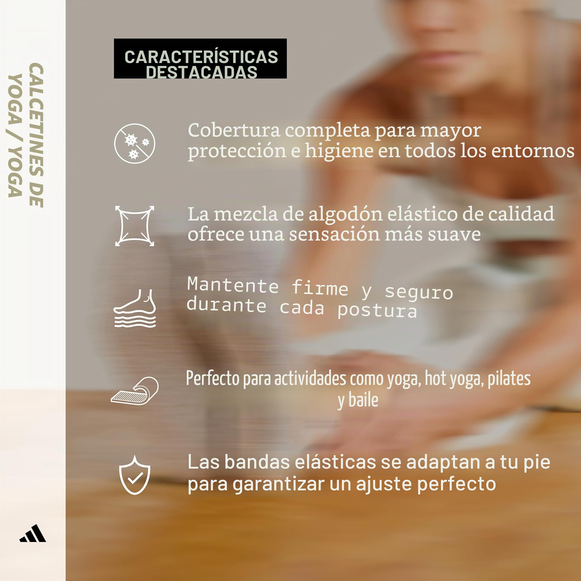 adidas Adidas Yoga Socks Calcetines de yoga Unisex adulto