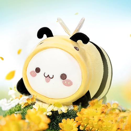 Miniatura 29 de AIXINI Bonita almohada de felpa de ajolote rosa de 8 pulgadas, animal de peluche luminoso de salamandra ajolotl, suave peluche Kawaii para abrazar