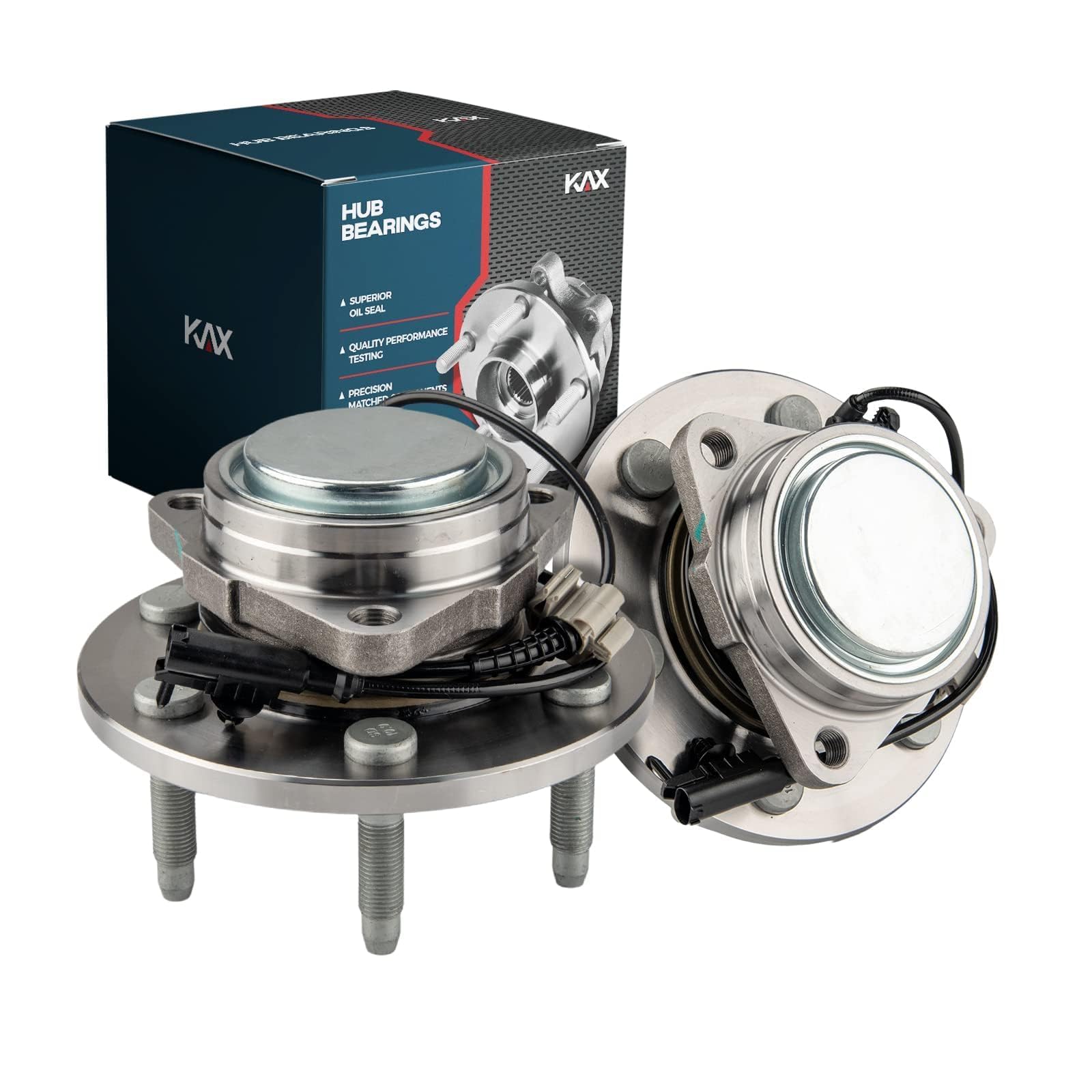 KAX 515097 Pair Front Wheel Bearing and Hub Assembly