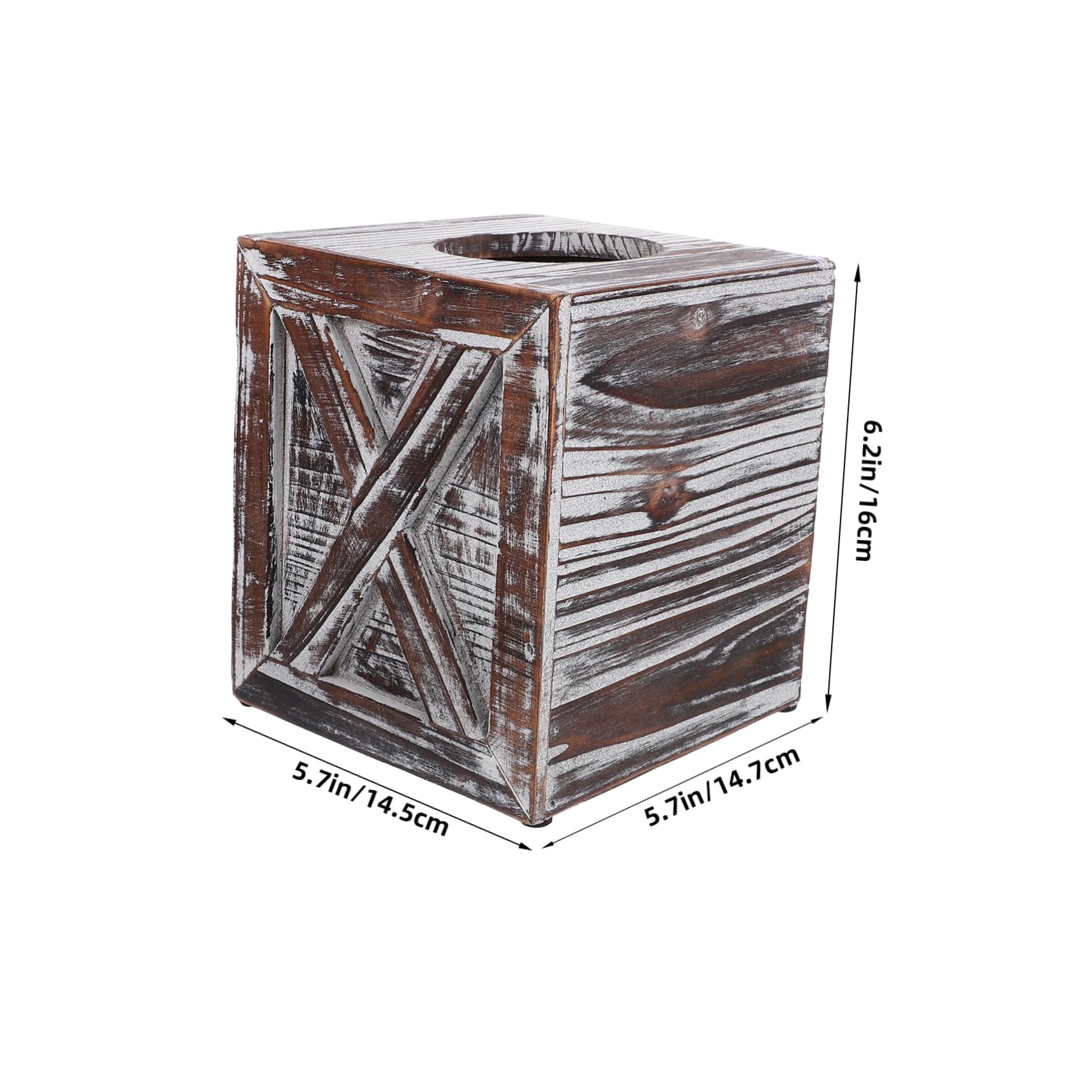 MUCKLILY Box Vintage Tissue Holder Elegant Tissue Box Cover for Home Restaurant Decor Design Stylish Napkin Dispenser