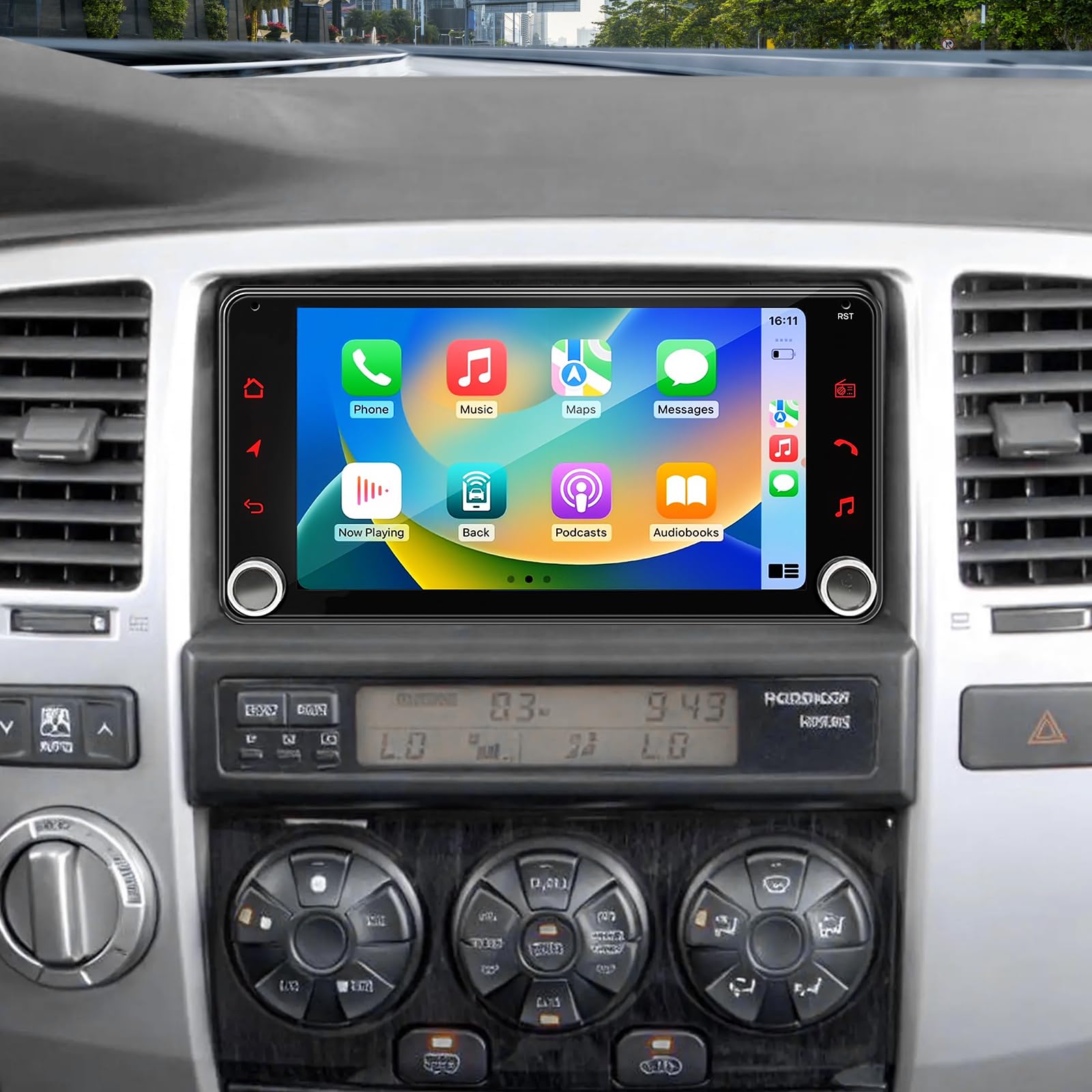 Photo 1 of Car Radio for Toyota 4Runner 2003 2004 2005 2006 2007 2008 2009 JBL-Compatible 7” Touchscreen Wireless Carplay Android Auto Stereo Upgraded with Bluetooth GPS Navi WiFi SWC FM Backup Camera DSP