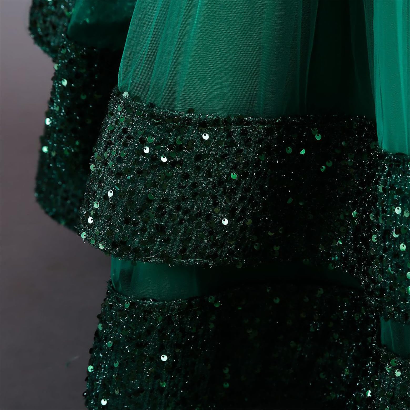 New front Vestito Principessa Bambini Paillettes Tulle Senza Maniche Principessa Abito Tulle Multistrato Natale Vestiti da Festa Formali per Compleanni Matrimoni