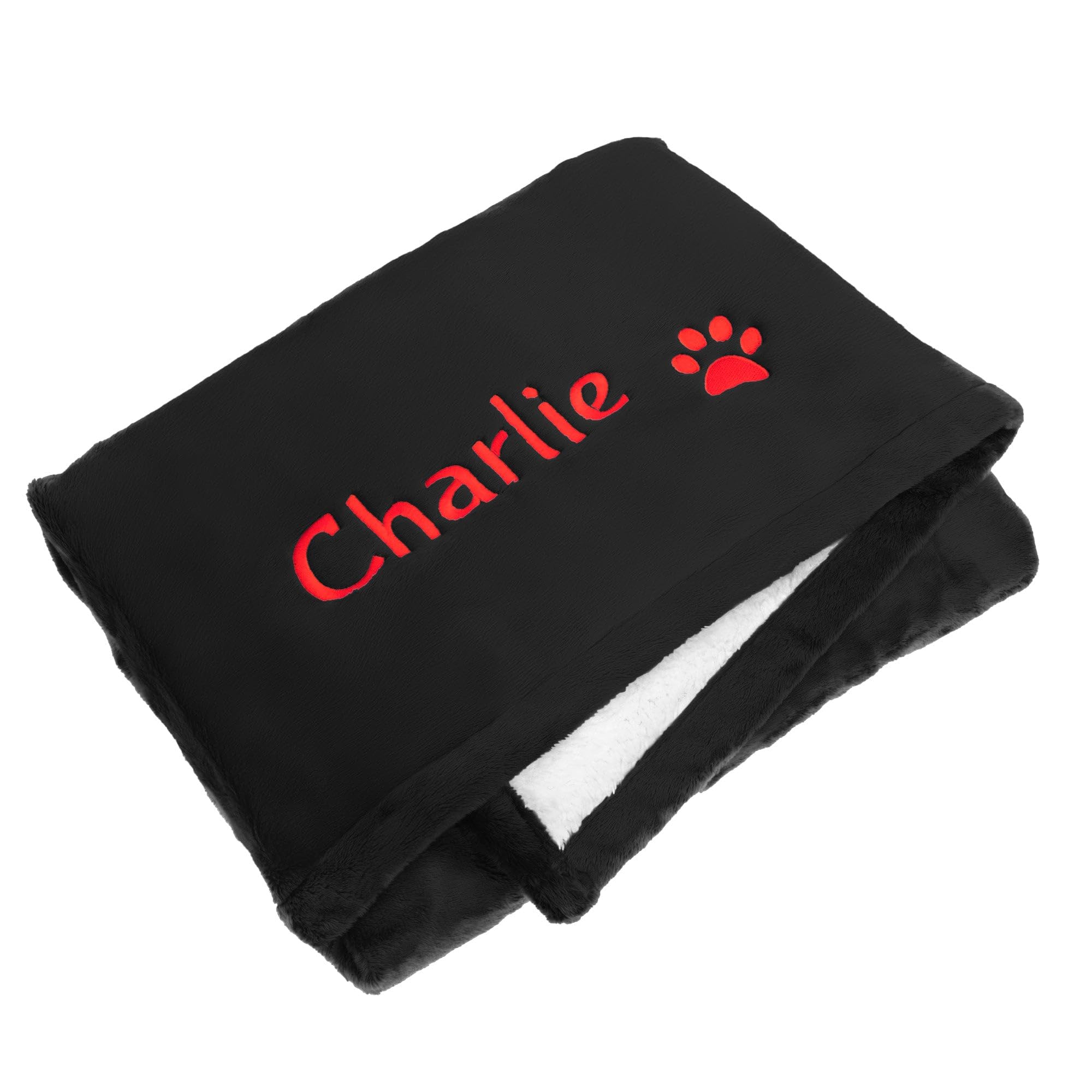 GoTags Personalized Premium Fluffy Dog Blanket