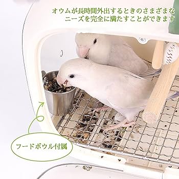 サリーSANKO バードキャリー ホワイト 付属品あり　カメレオン飼育 Amazon | YUCHONG 鳥 キャリーバッグ インコ キャリー 止まり木